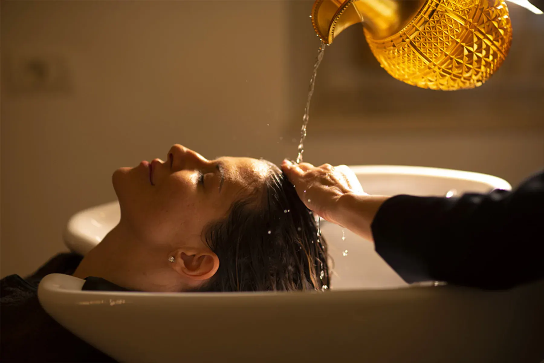 Tratamento capilar com chá terapia capilar