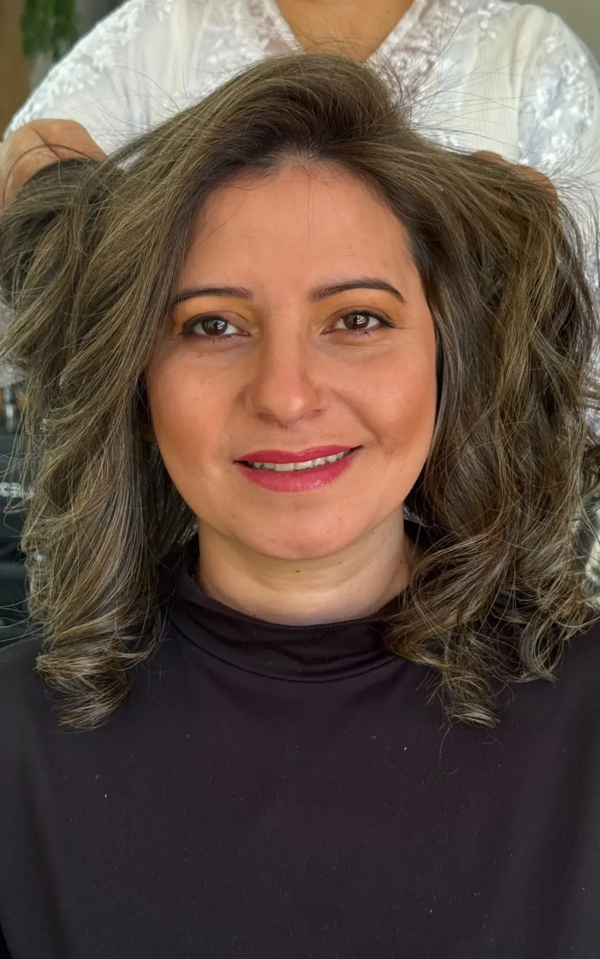 Coloração capilar — resultado real