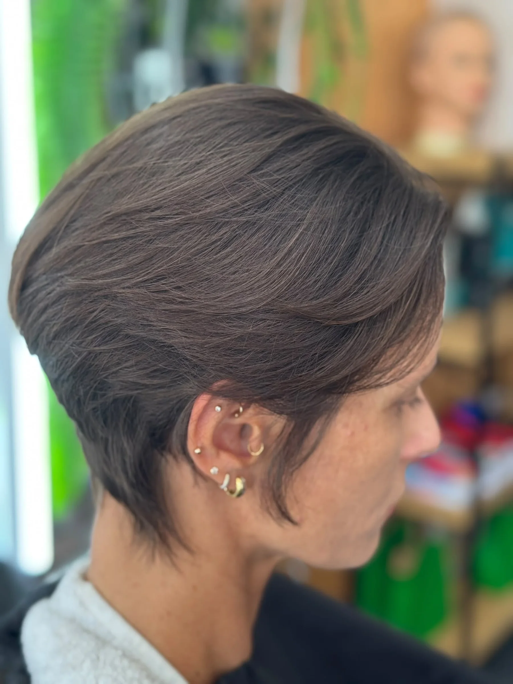 Corte capilar — resultado no instituto