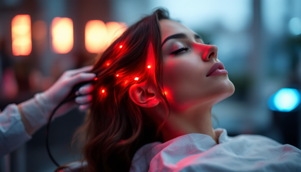 tratamento capilar com Led vermelho