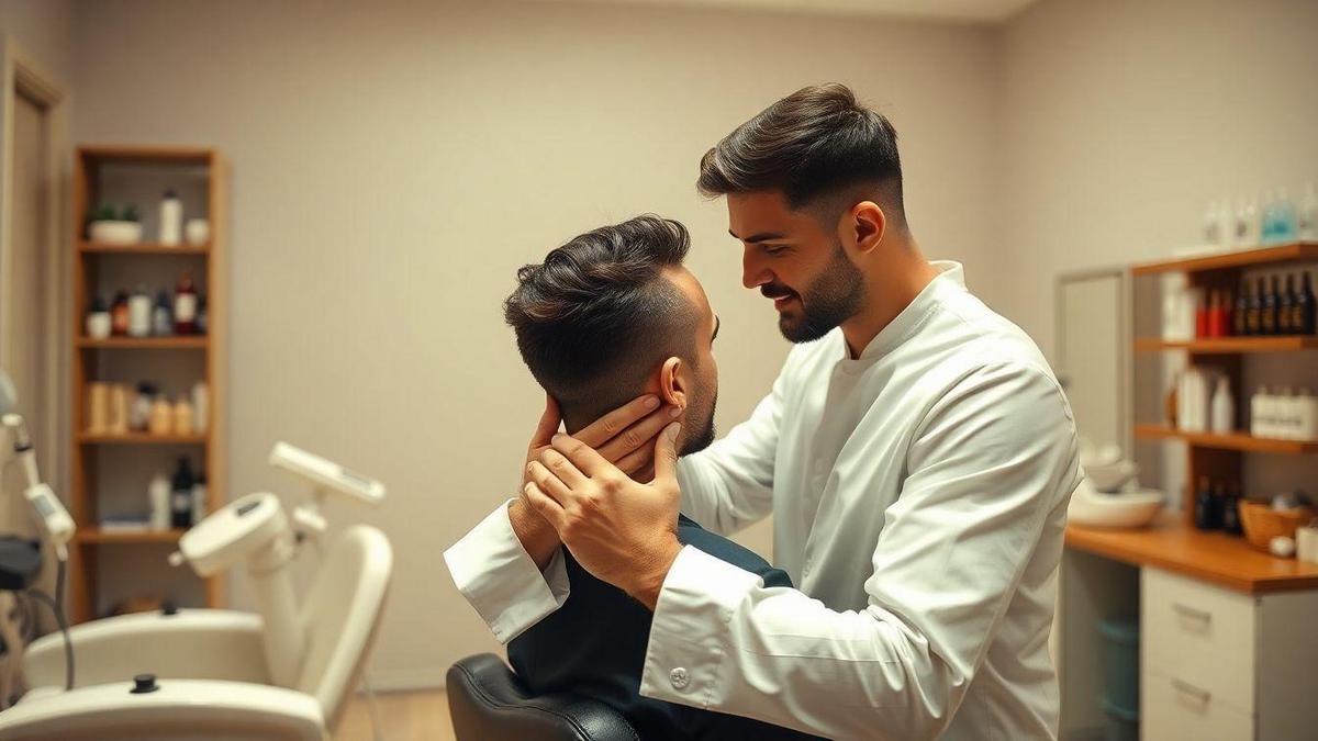 Avaliação do terapeuta capilar
